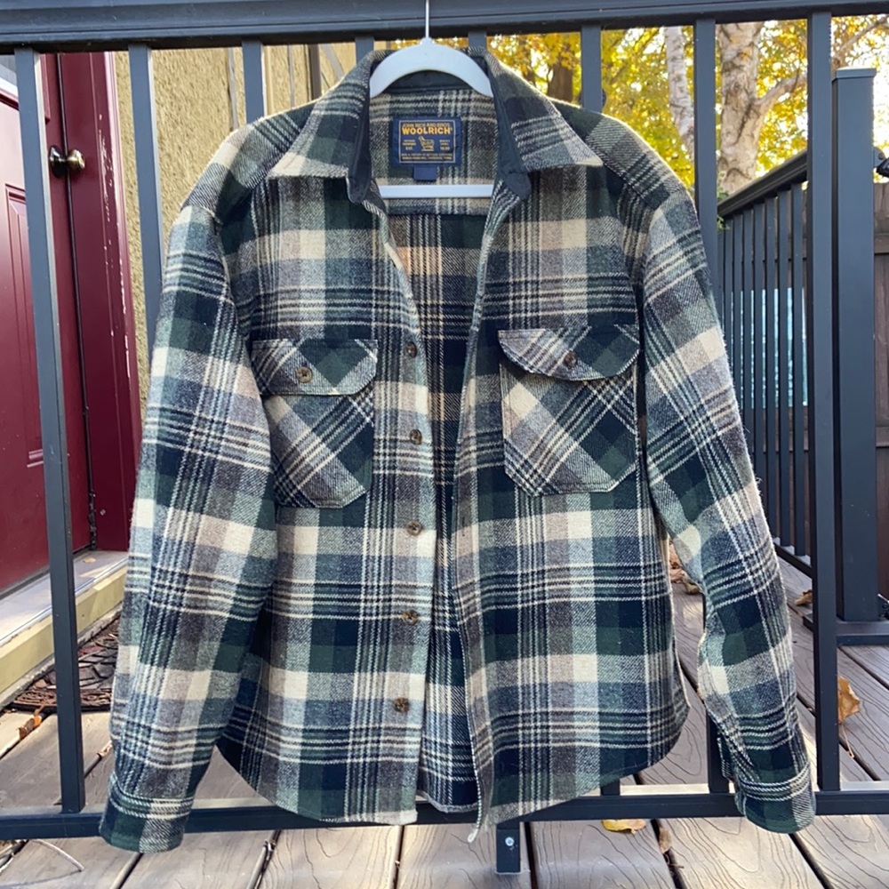 Woolrich Button Plaid Jacket